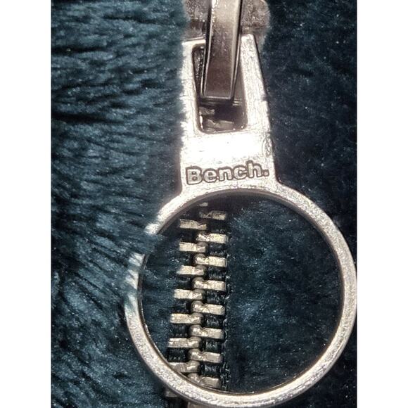 Bench Womens M Color Block Bomber Jacket Ponderosa Pine SOFT Sherpa Ribbed Trim - Picture 5 of 15